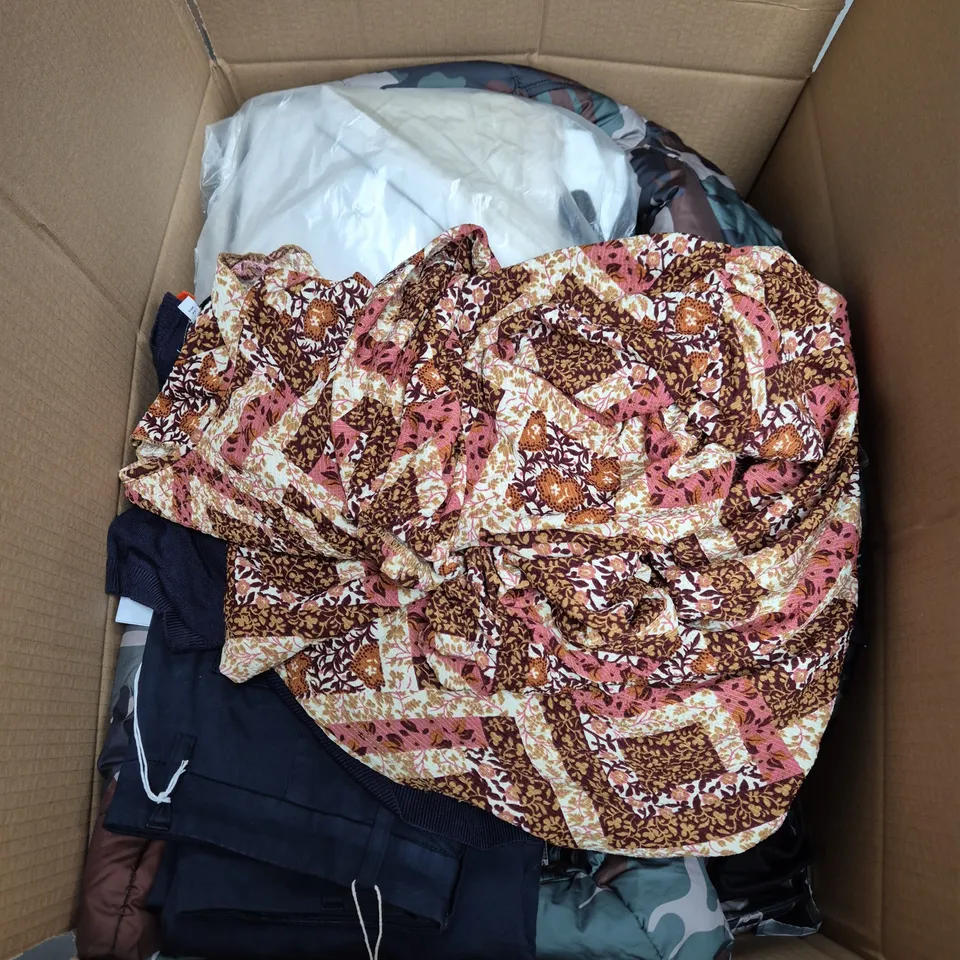 APPROXIMATELY 15 ASSORTED CLOTHING AND FASHION PRODUCTS IN VARIOUS STYLES AND SIZES - COLLECTION ONLY