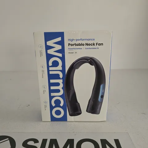 WARMCO HIGH PERFORMANCE PORTABLE NECK FAN BOXED