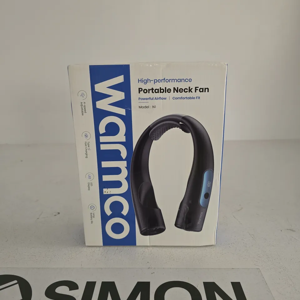 WARMCO HIGH PERFORMANCE PORTABLE NECK FAN BOXED