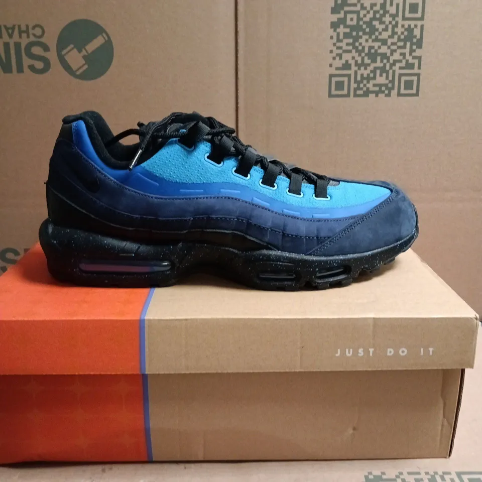 NIKE AIR MAX 95 SP TRAINERS – UK 14 – BLUE/BLACK