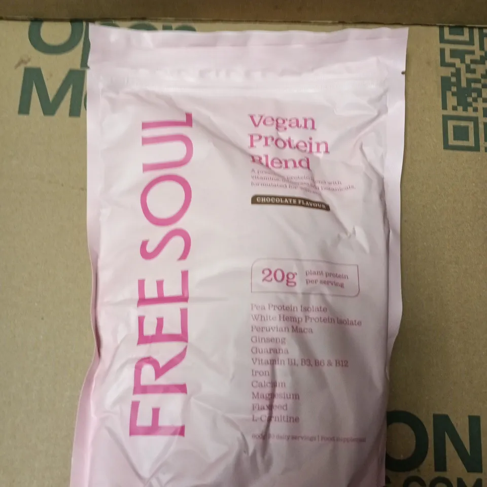 FREE SOUL VEGAN PROTEIN BLEND – CHOCOLATE FLAVOUR