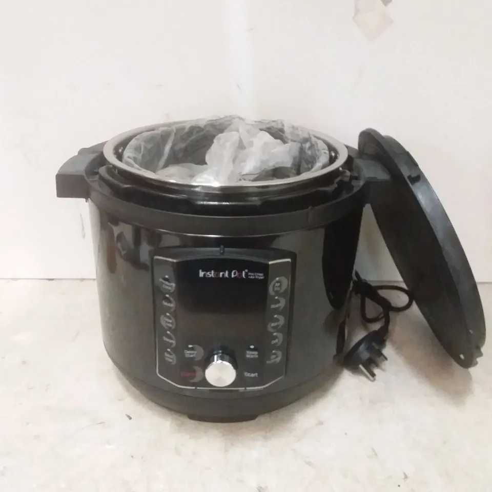 BOXED INSTANT VORTEX PLUS DUAL AIR FRYER + PRO CRISP (MISSING ACCESSORIES)