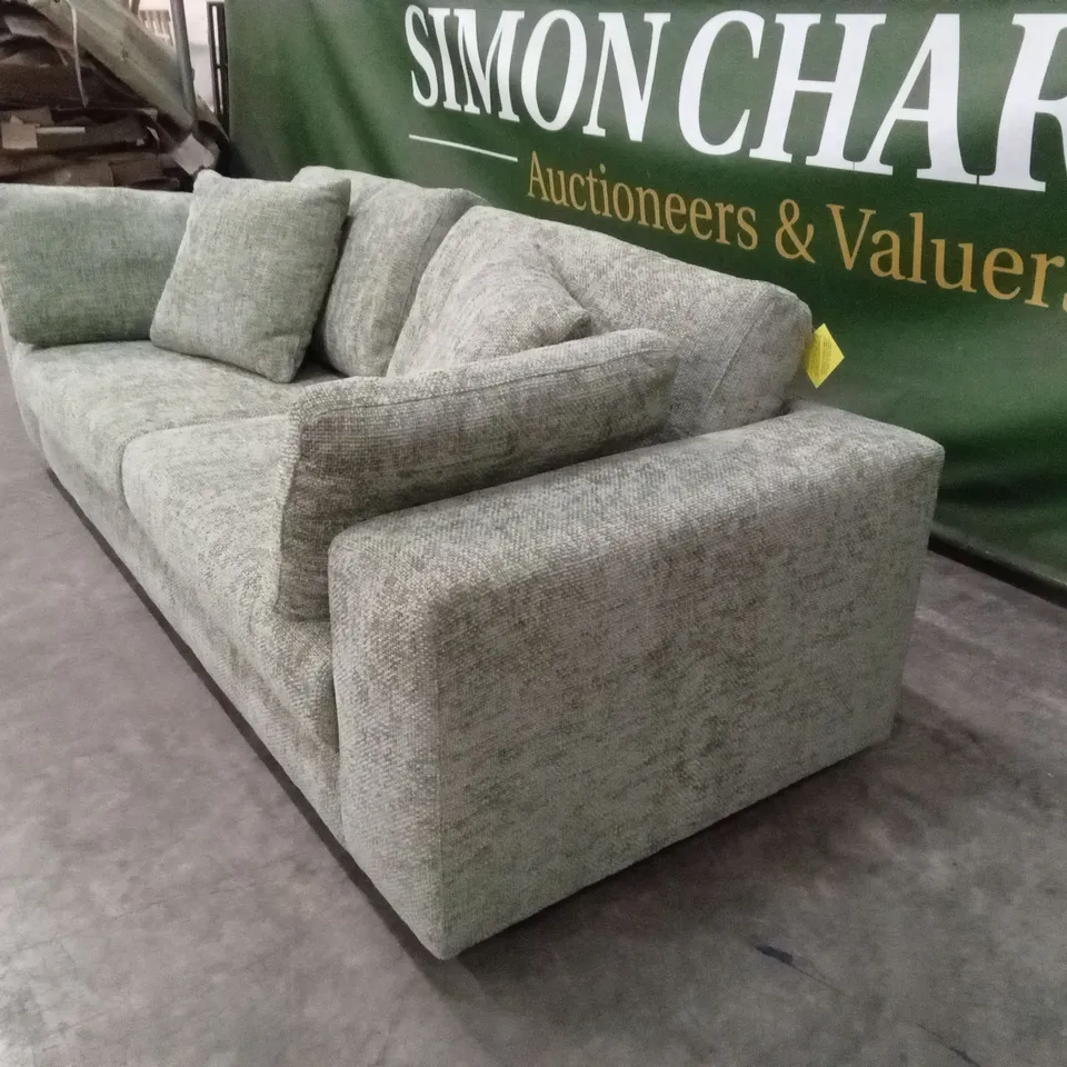 AVENA 4 SEATER FABRIC SOFA - SAGE RRP £999