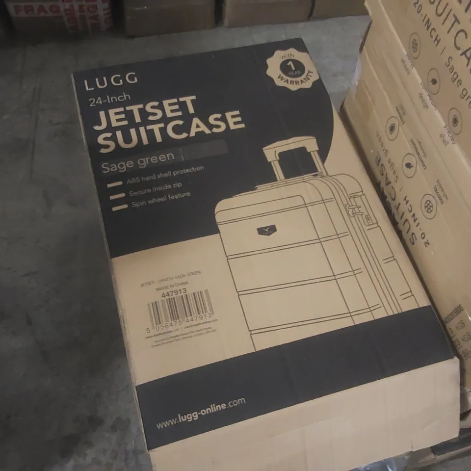 BOXED LUGG TRAVEL SUITCASE