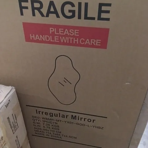 BOXED IRREGULAR MIRROR