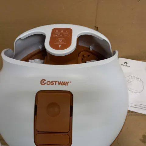 COSTWAY STEAM FOOT SPA MASSAGER