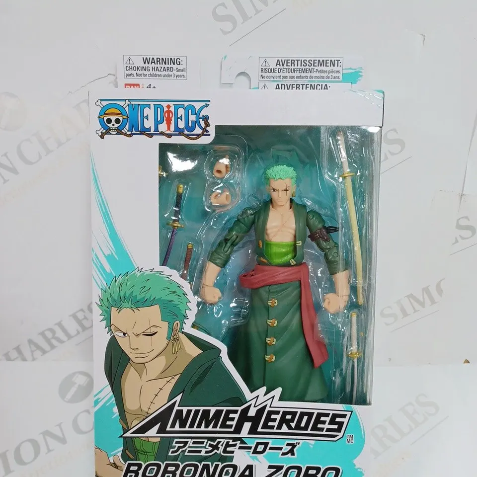 BOXED BANDAI ONE PIECE RORONOA ZORO