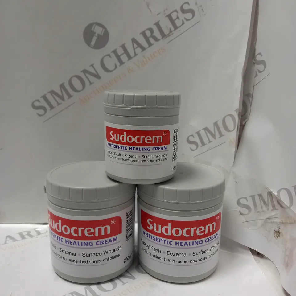 THREE SUDOCREM ANTISEPTIC HEALING CREAM