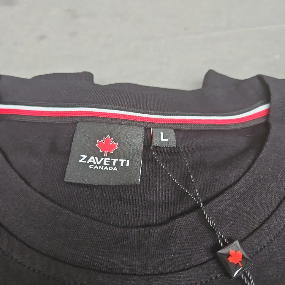 Zavetti Canada Black T-Shirt – Size L
