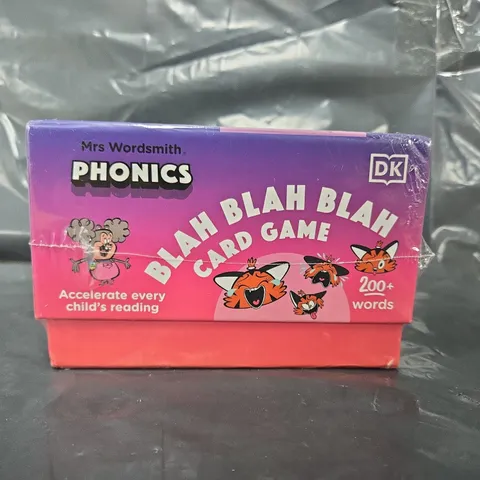 MRS WORDSMITH PHONICS BLAH BLAH BLAH CARD GAME