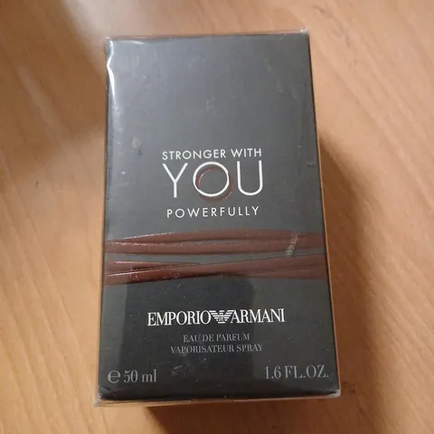BOXED EMPORIO ARMANI STRONGER WITH YOU POWERFULLY EAU DE PARFUM 50ML