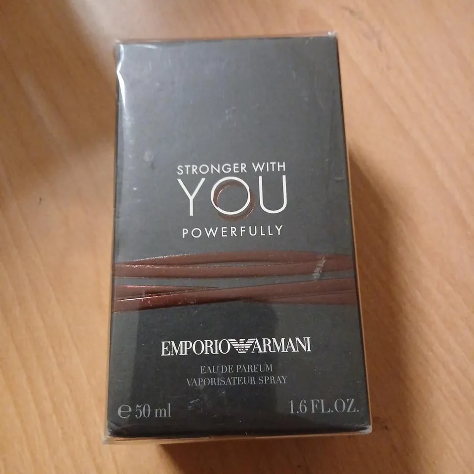 BOXED EMPORIO ARMANI STRONGER WITH YOU POWERFULLY EAU DE PARFUM 50ML