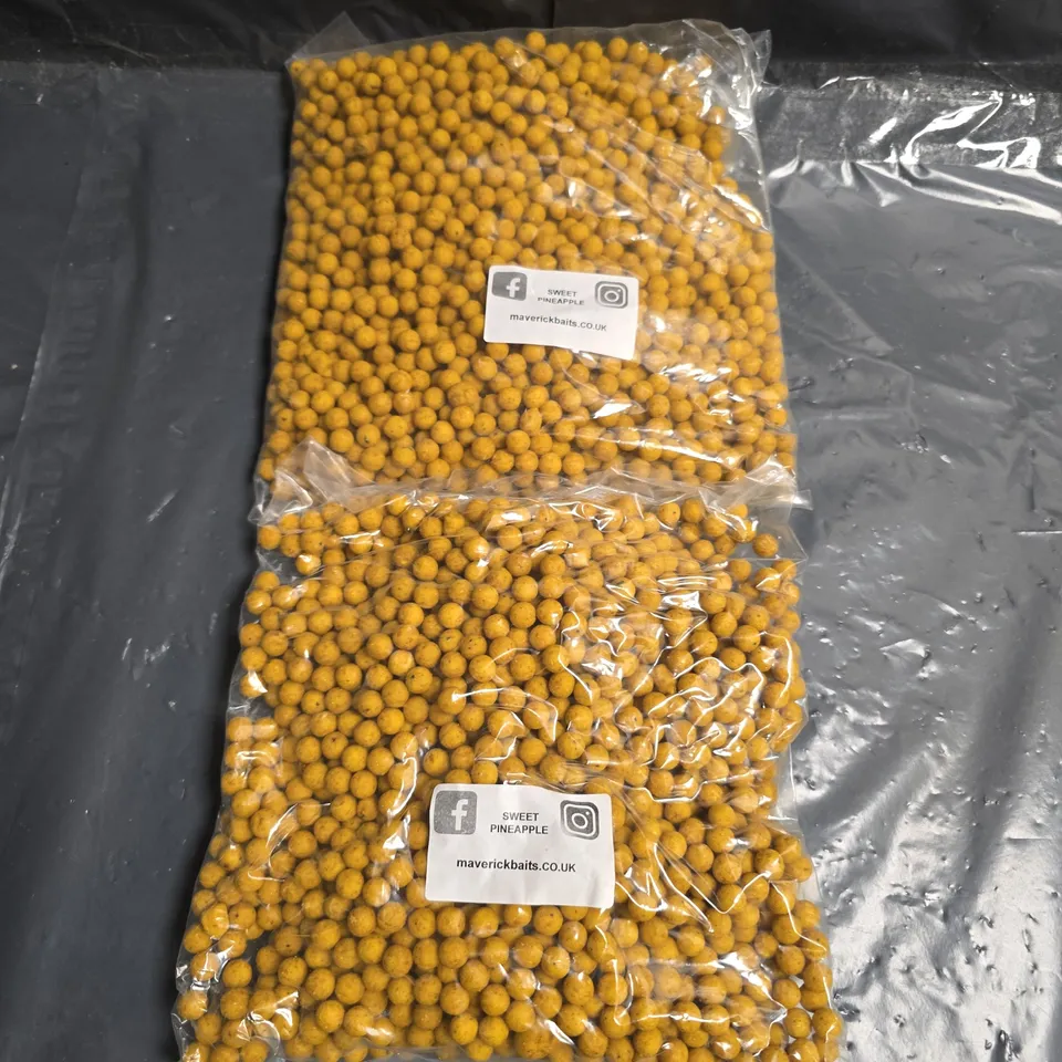 MAVERICK BAITS SWEET PINEAPPLE BOILIES – 2 X BAGS