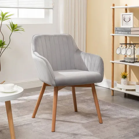 BOXED ARIAD UPHOLSTERED DINING CHAIR - HONEY (1 BOX)