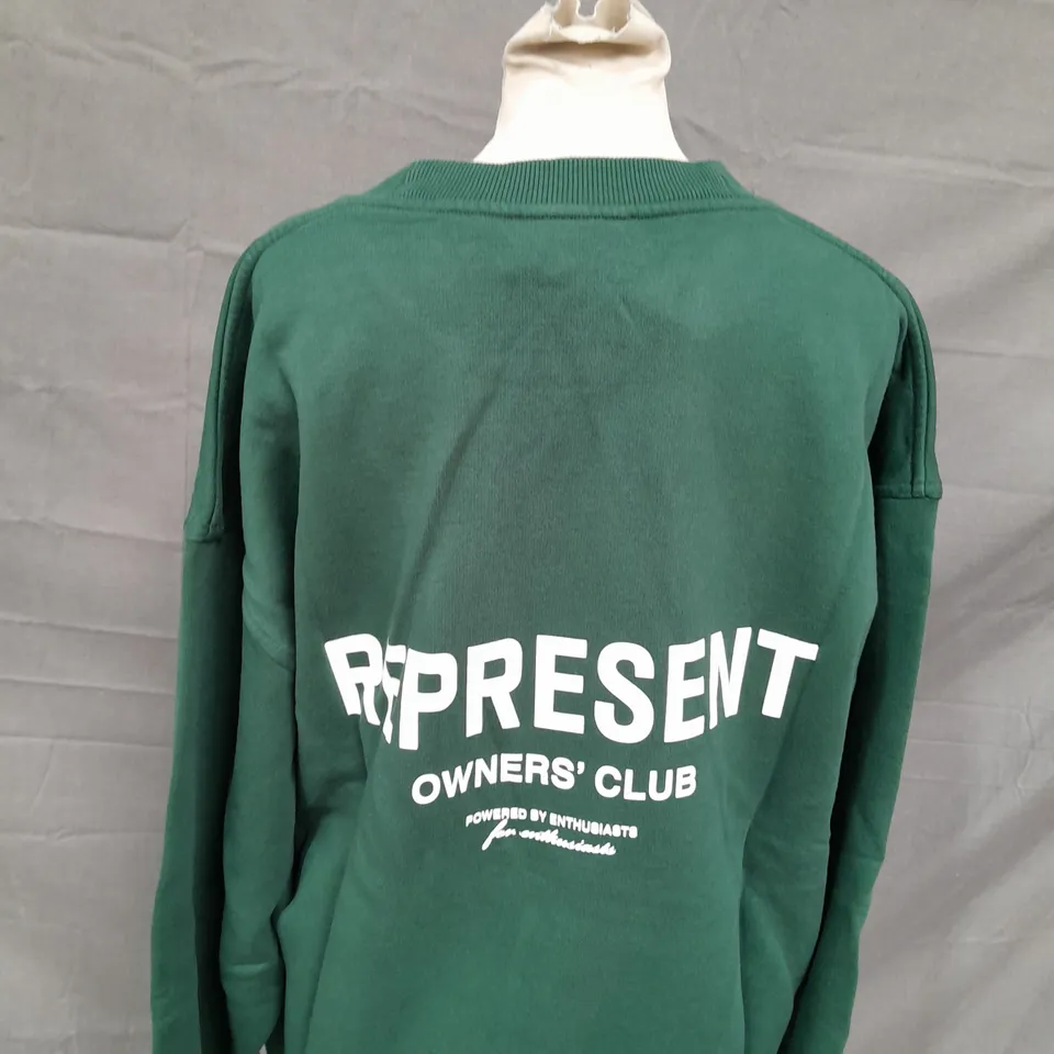 REPRESENT OWNERS CLUB SWEATER SIZE L 