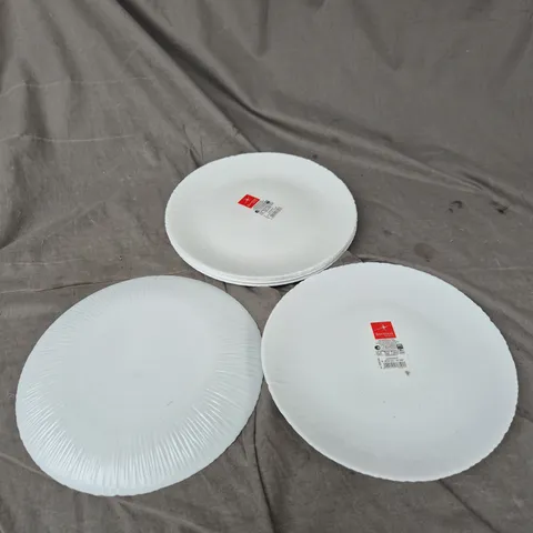 BORMIOLI ROCCO COCONUT DINNER PLATES – 27.5 CM (10 3/4 IN) – SET OF 6, COLLECTION ONLY