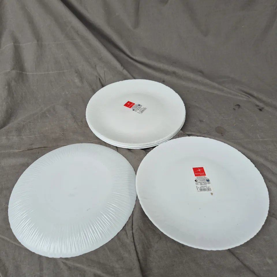 BORMIOLI ROCCO COCONUT DINNER PLATES – 27.5 CM (10 3/4 IN) – SET OF 6, COLLECTION ONLY