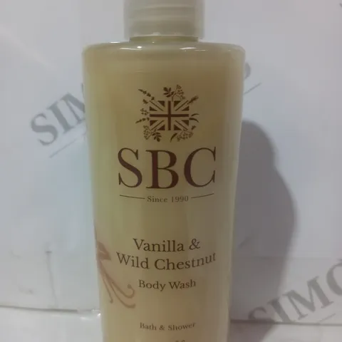 SBC VANILLA & WILD CHESTNUT BODY WASH (300ML)