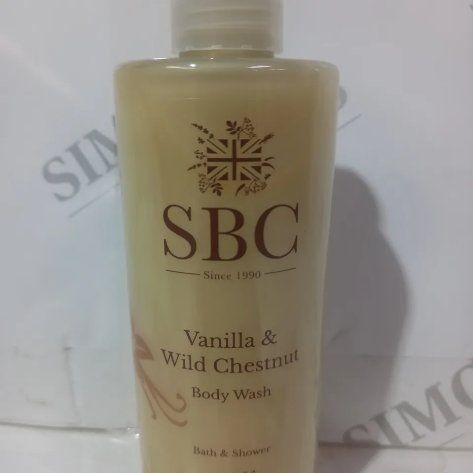 SBC VANILLA & WILD CHESTNUT BODY WASH (300ML)