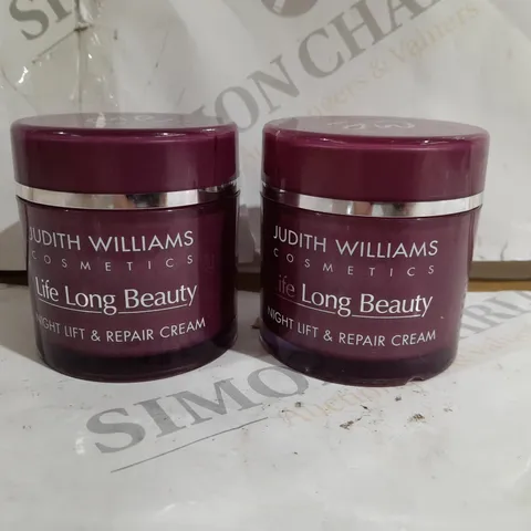 JUDITH WILLIAMS LIFE LONG BEAUTY NIGHT LIFT AND REPAIR CREAM 80ML