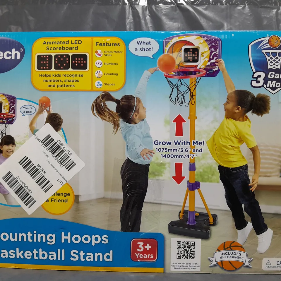 BOXED VETCH COUNTING HOOPS BASKETBALL STAND