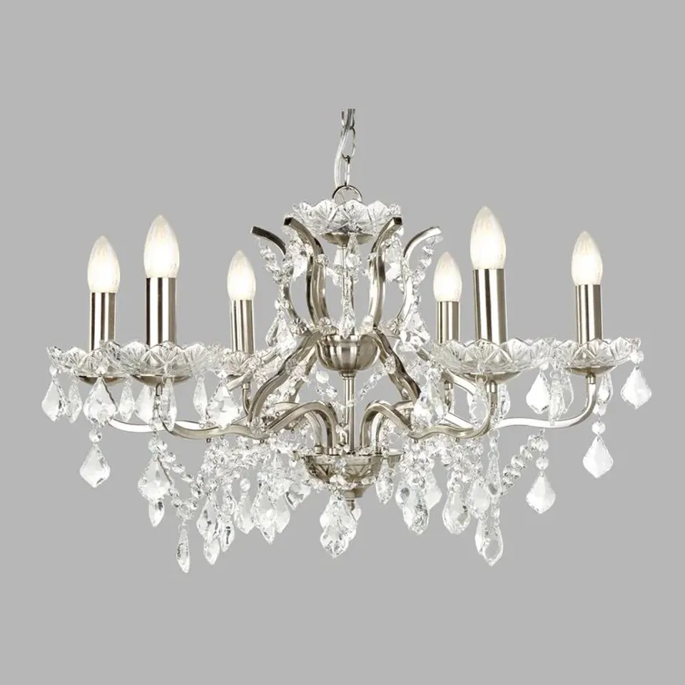 BOXED MAURICIO 6-LIGHT CANDLE STYLE CHANDELIER 