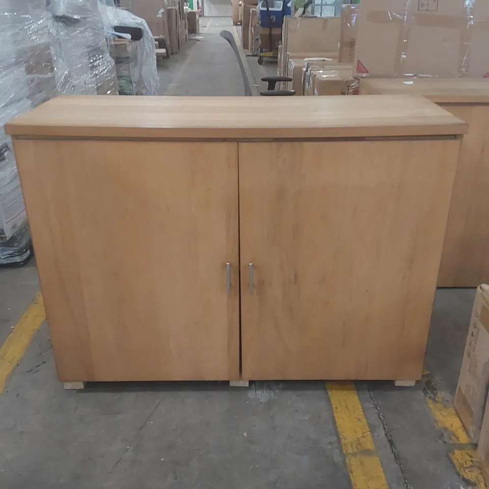 DESIGNER 2 DOOR CUPBOARD IN OAK