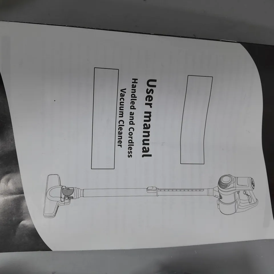 HANDED & CORDLESS VACUUM CLEANER