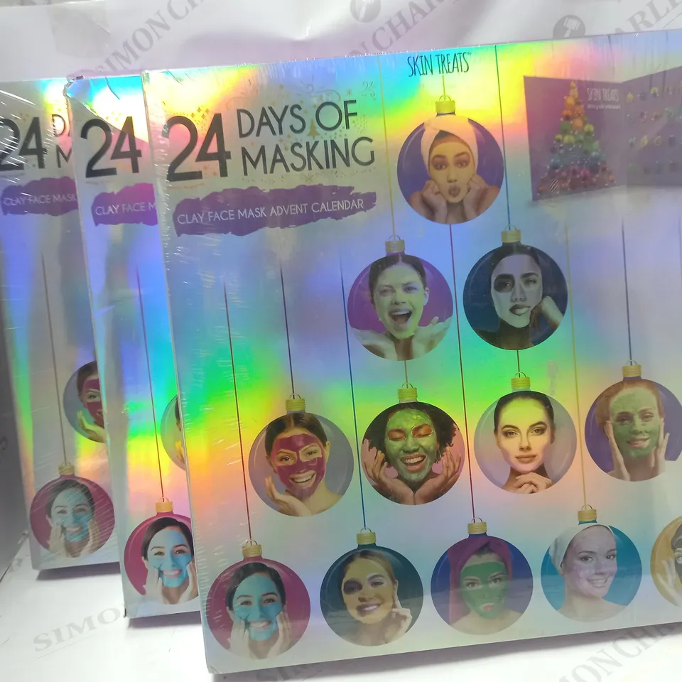 LOT OF 3 24 DAYS OF MASKING GIFT SET CHRISTMAS CALENDAR BUTTER KIWI AVOCADO CLAY MASK	