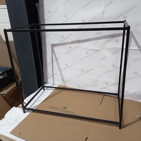 DESIGNER BLACK METAL TABLE FRAME