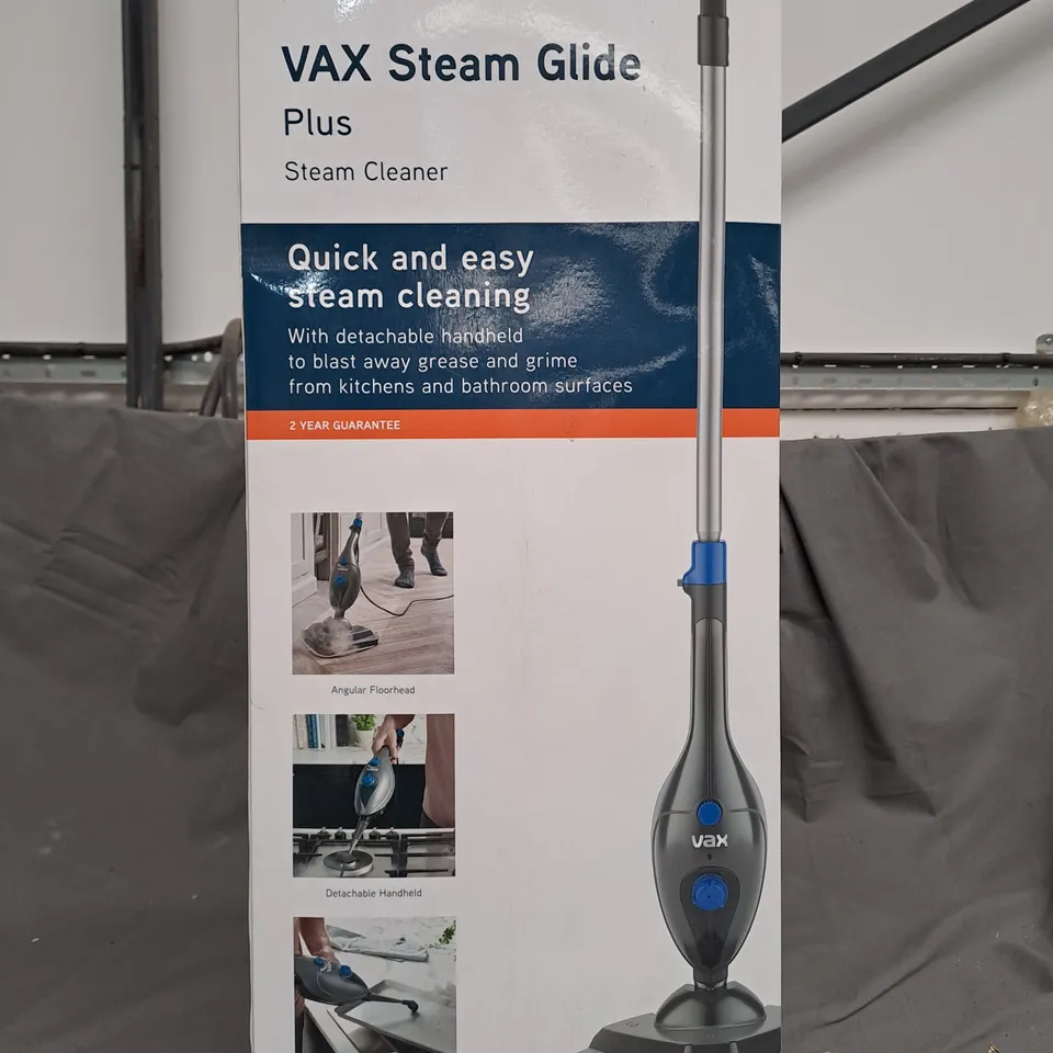 BOXED VAX STEAMGLIDE PLUS STEAM CLEANER 