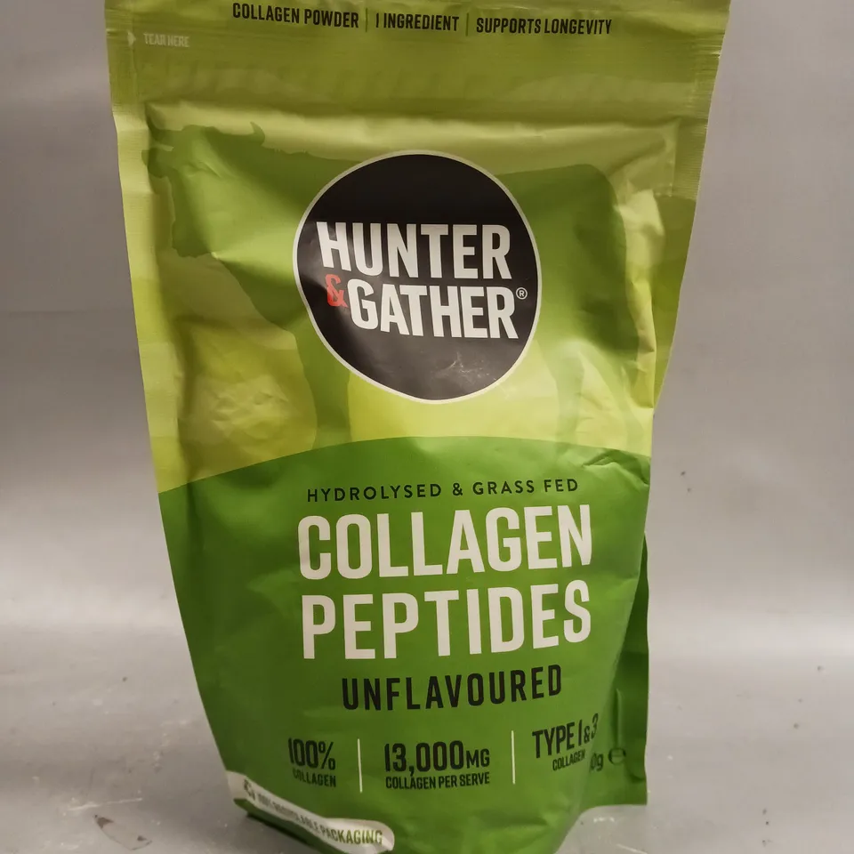 SEALED HUNTER & GATHER COLLAGEN PEPTIDES - UNFLAVOURED - 400G 