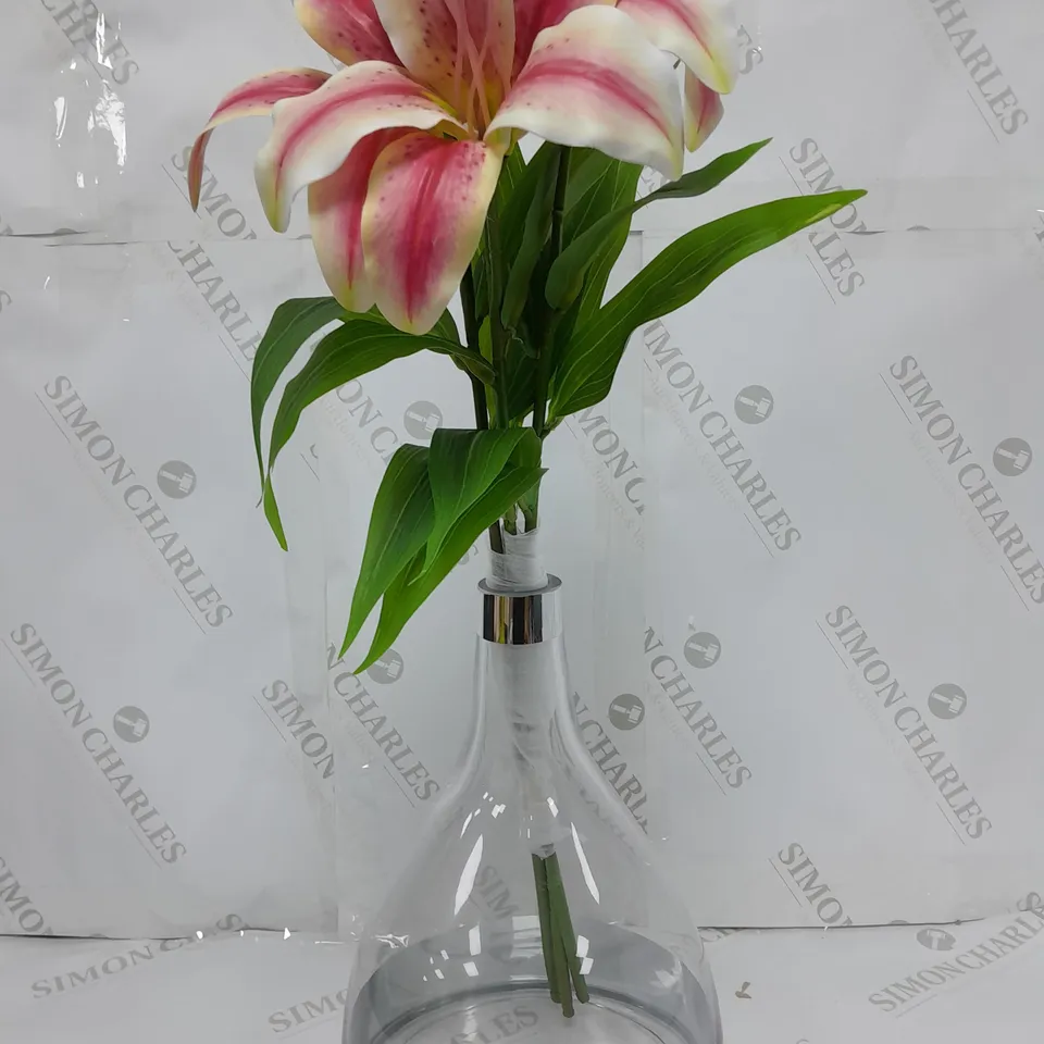 OUTLET JM BY JULIEN MACDONALD REAL TOUCH LILIES BOTTLE VASE