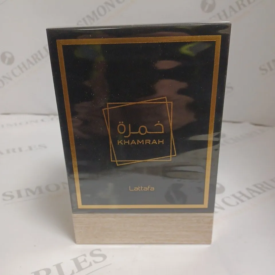 BOXED AND SEALED KHAMRAH LATTAFA EAU DE PARFUM 100ML