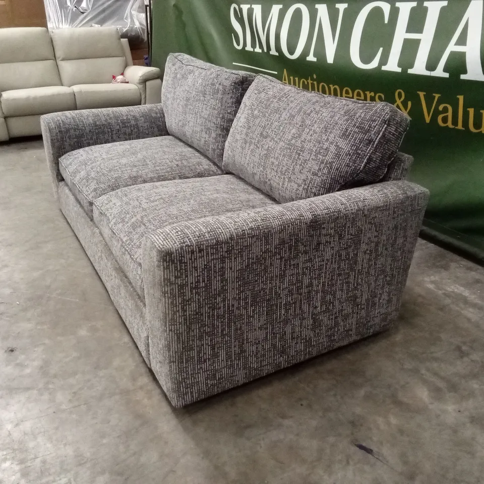 ARLO FABRIC 3 SEATER SOFA - CHARCOAL RRP £1199