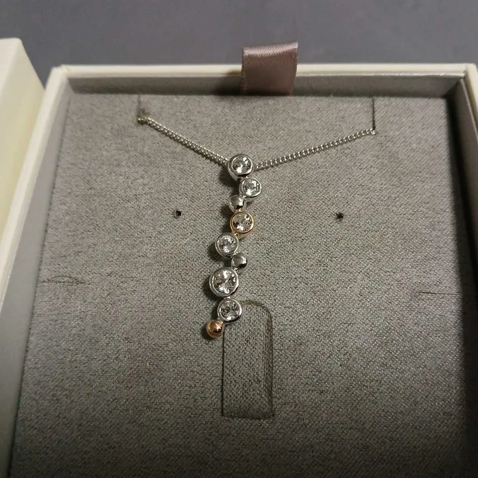 BOXED CLOGAU SILVER NECKLACE