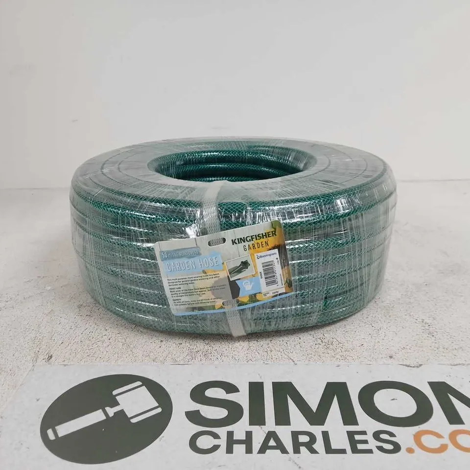 KINGFISHER GARDEN 50M REINFORCED HOSE