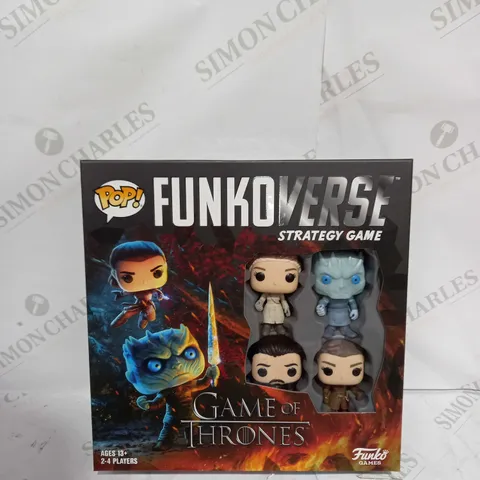 POP! FUNKOVERSE STRATEGY GAME GAME OF THRONES AGES 13+ 2-4 PLAYERS