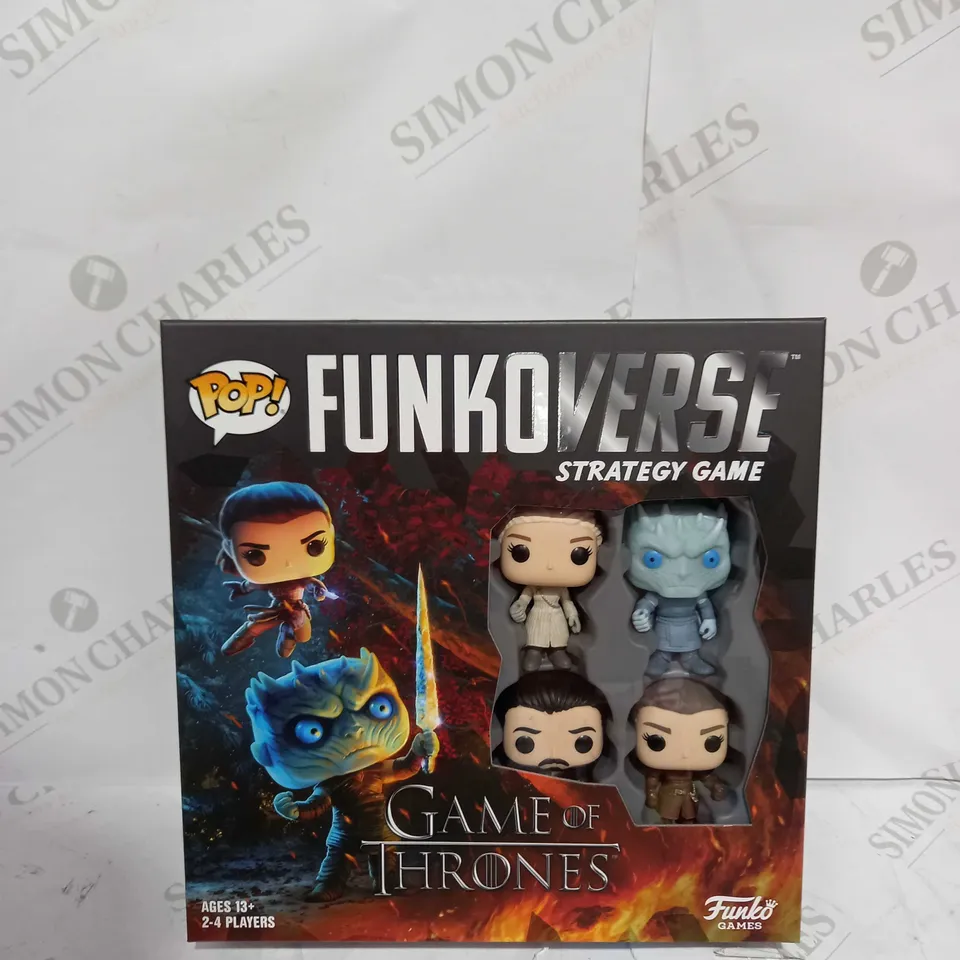 POP! FUNKOVERSE STRATEGY GAME GAME OF THRONES AGES 13+ 2-4 PLAYERS