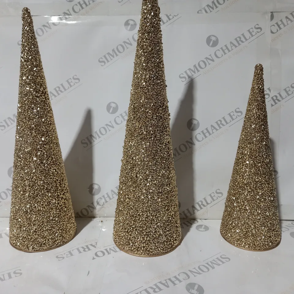 JM BY JULIEN MACDONALD SET OF 3 BEADED TREES