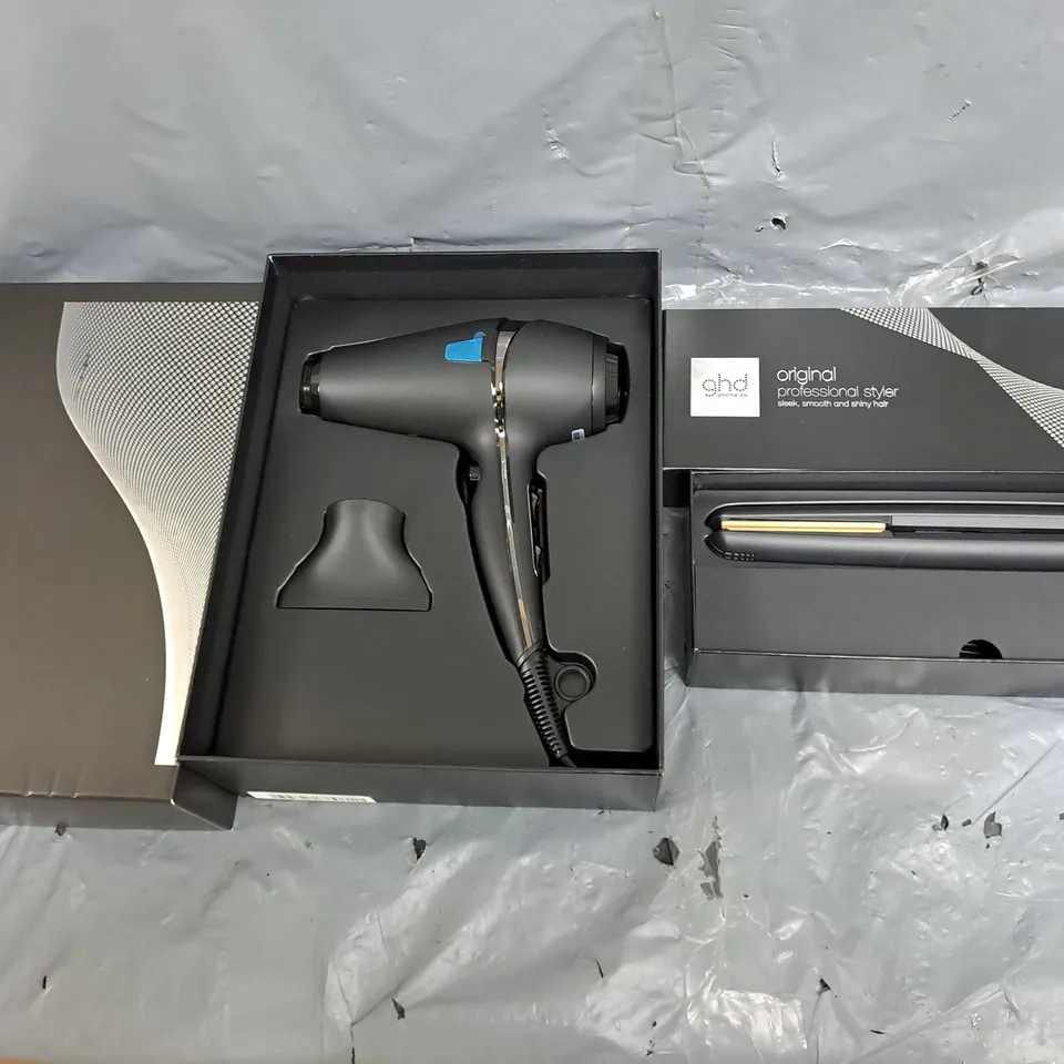 GHD ORIGINAL DUO ATYLER AND HAIR DRYER 
