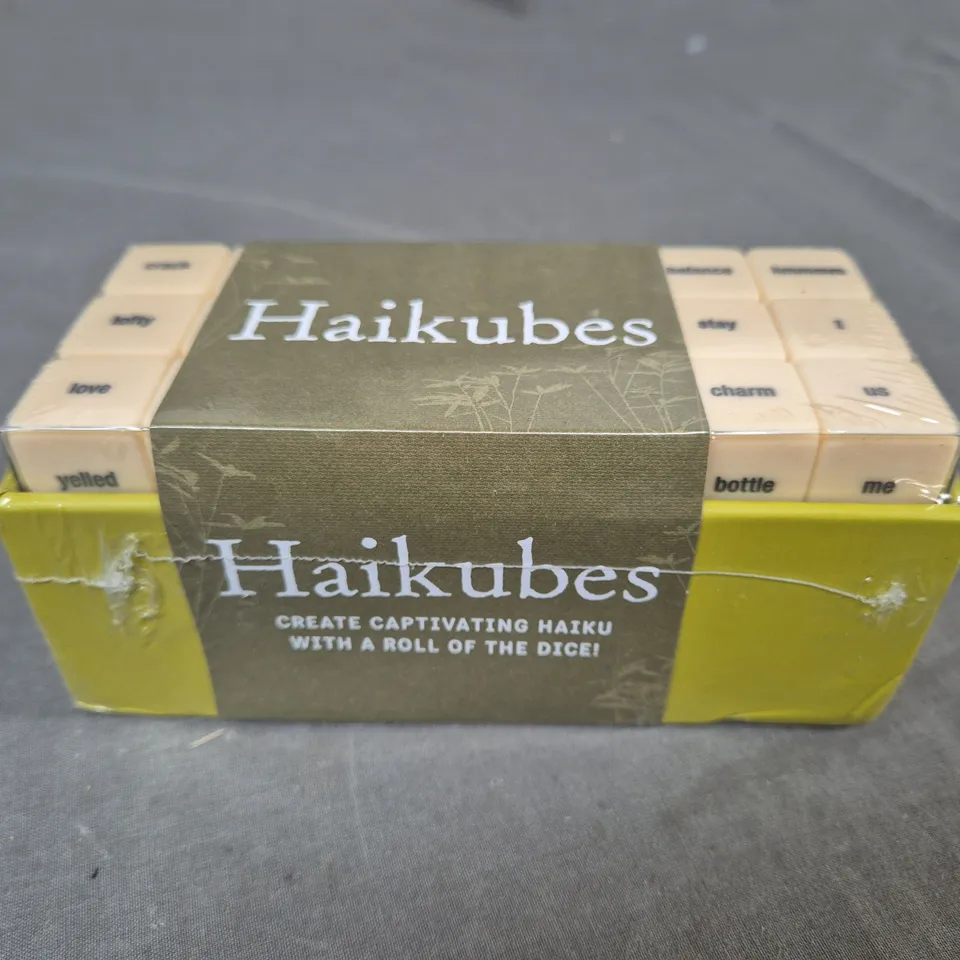 SEALED HAIKUBES HAIKU DICE GAME