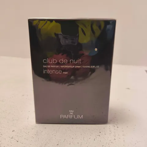 BOXED AND SEALED CLUB DE NUIT EAU DE PARFUM INTENSE MAN 200ML