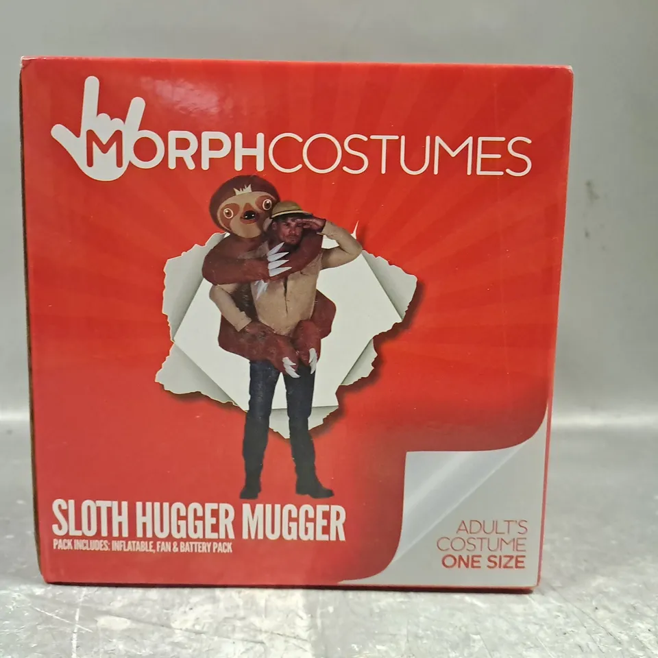 BOXED MORPH COSTUMES - SLOTH HUGGER MUGGER