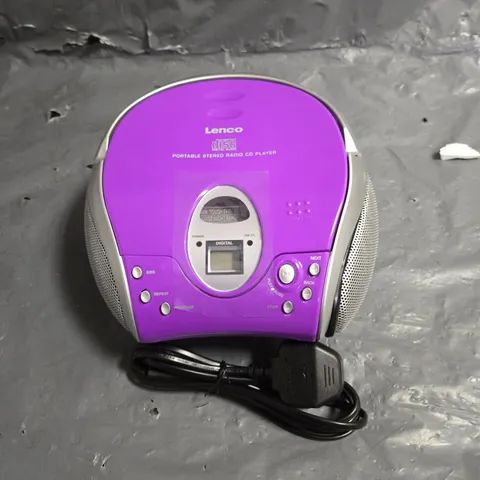 LENCO SCD-24 STEREO FM RADIO WITH CD PLAYER