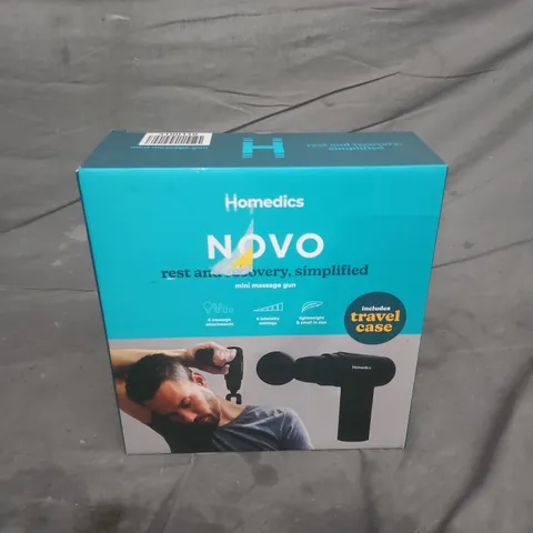 BOXED HOMEDICS NOVO MINI MASSAGE GUN