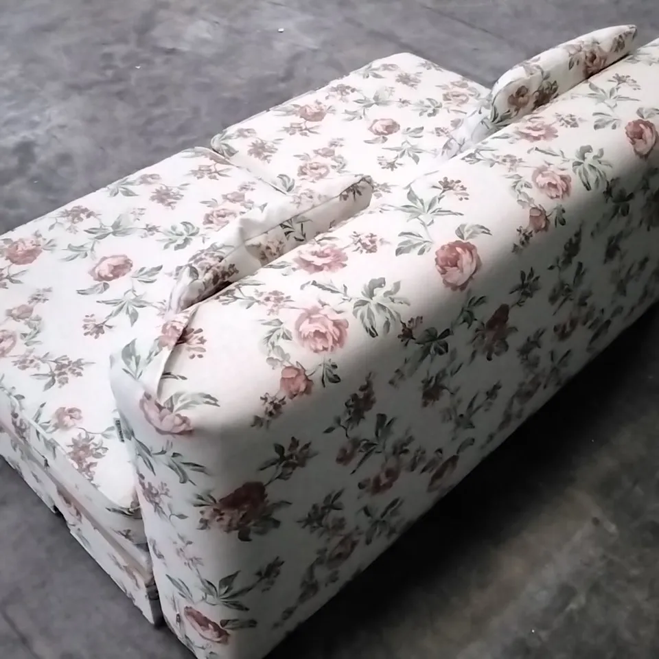 DESIGNER 2 SEATER FLORAL PATTERNED SOFABED