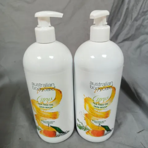 2 X AUSTRALIAN BODYCARE CITRUS SKIN BODY WASH - 1000ML 