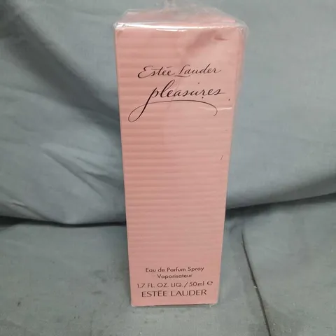 BOXED AND SEALED ESTEE LAUDER PLEASURES EAU DE PARFUM SPRAY 50ML