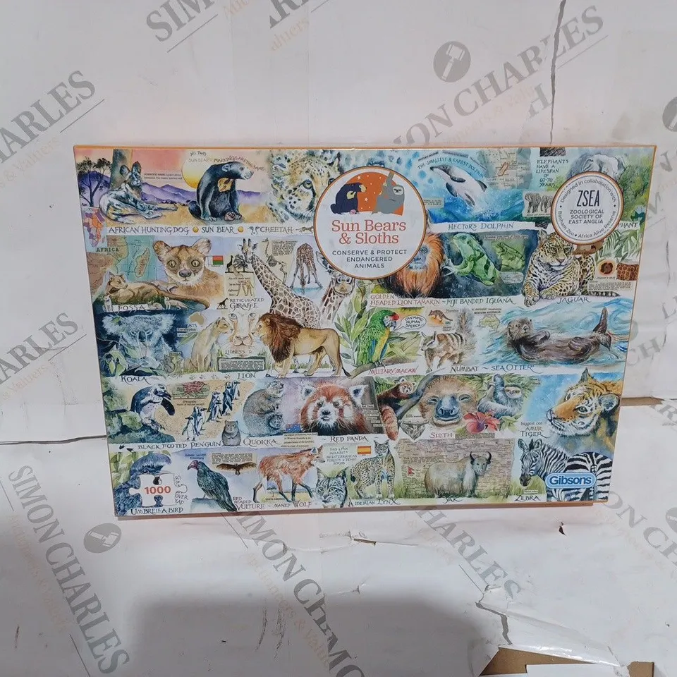 GIBSONS ANIMAL KINGDOM JIGSAW PUZZLE 1000 PIECES